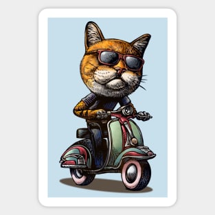 Cool Cat Sticker